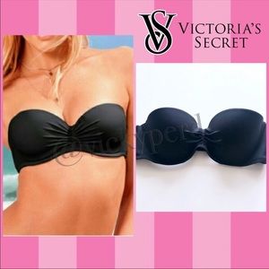 VS Black Bandeau Bikini Top